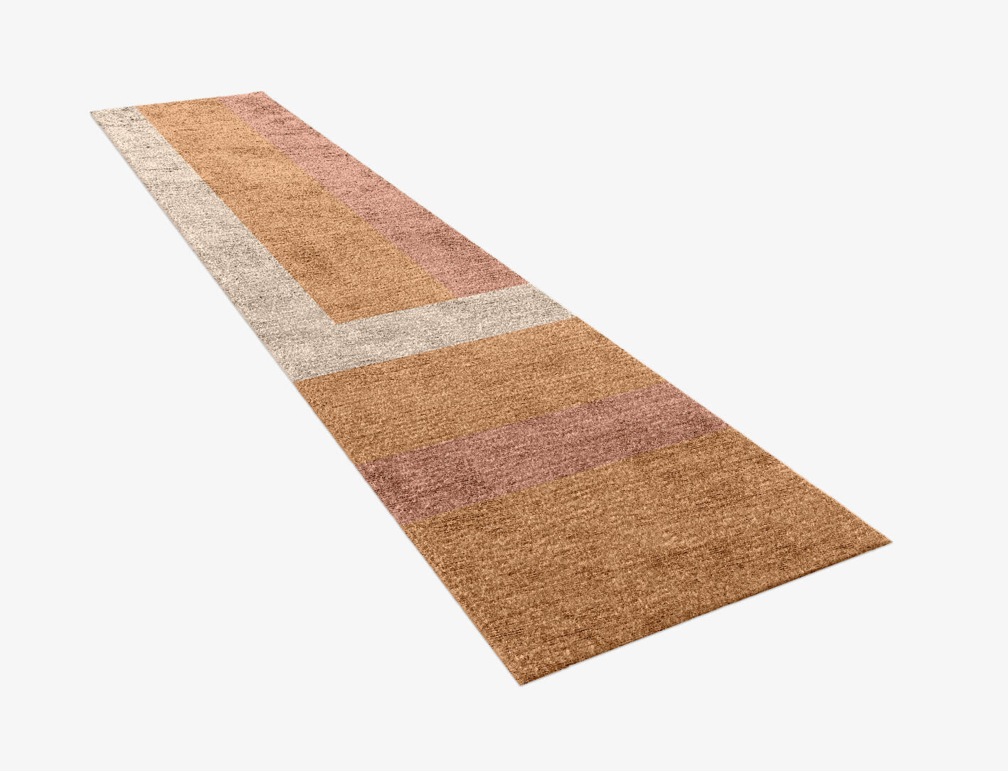 Kilig  Runner Hand Knotted Bamboo Silk Custom Rug by Rug Artisan