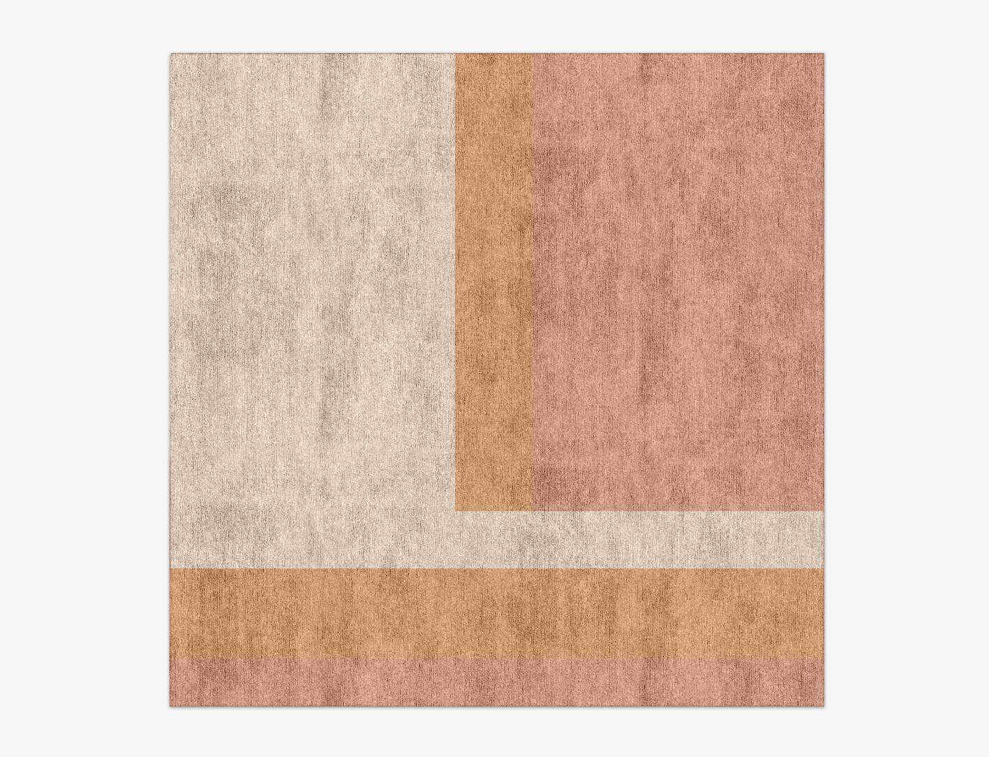 Kilig  Square Hand Knotted Bamboo Silk Custom Rug by Rug Artisan