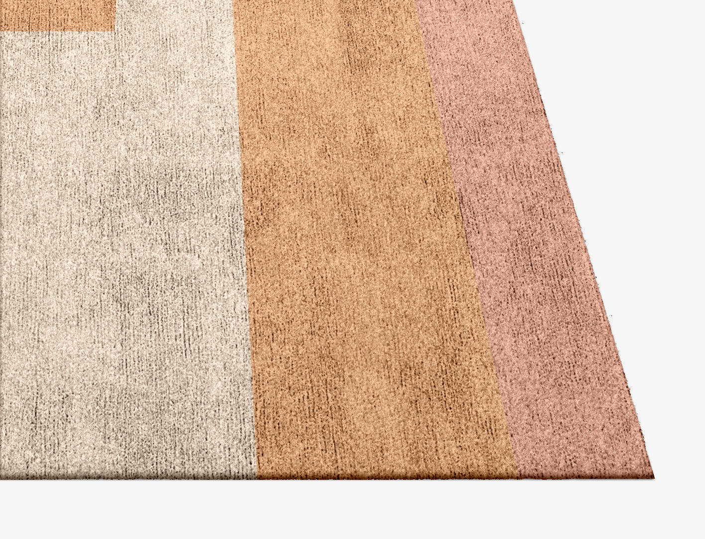Kilig  Square Hand Knotted Bamboo Silk Custom Rug by Rug Artisan