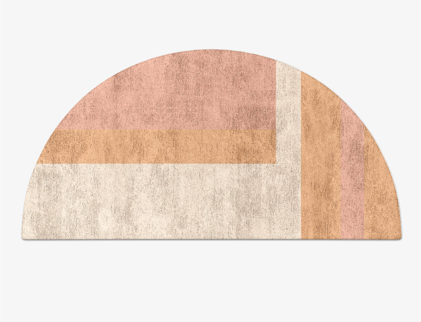 Kilig  Halfmoon Hand Tufted Bamboo Silk Custom Rug by Rug Artisan