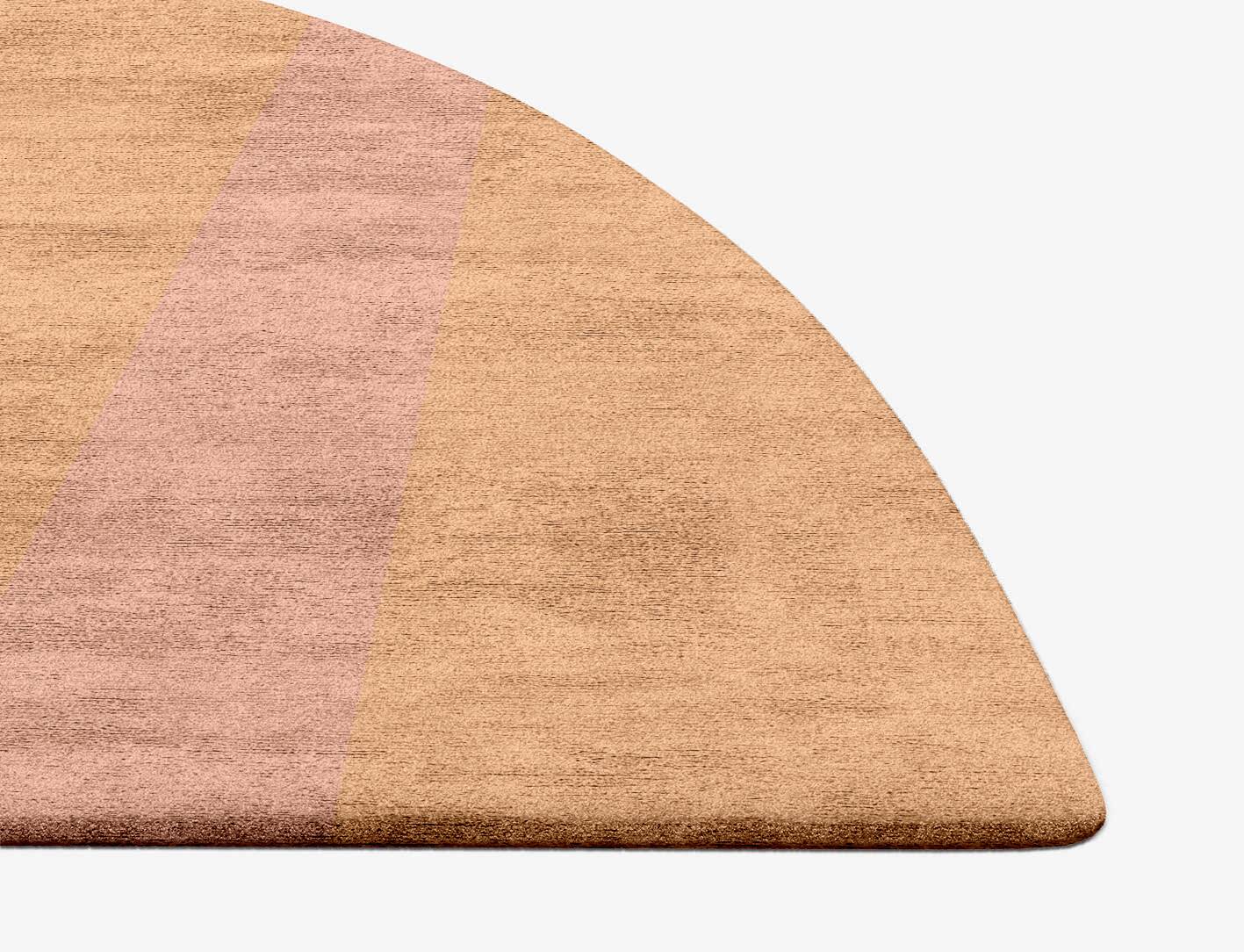Kilig  Halfmoon Hand Tufted Bamboo Silk Custom Rug by Rug Artisan