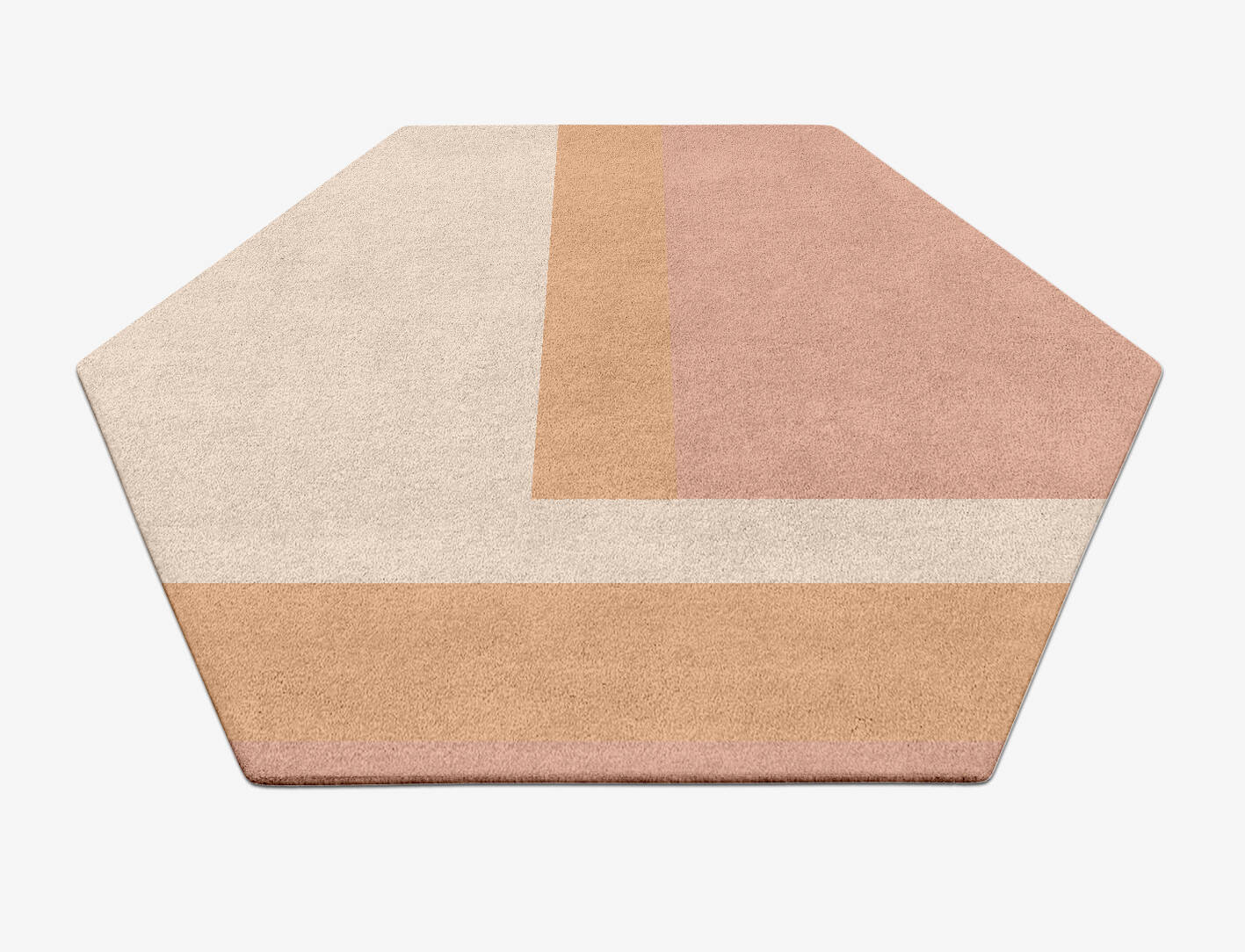Kilig  Hexagon Hand Tufted Pure Wool Custom Rug by Rug Artisan
