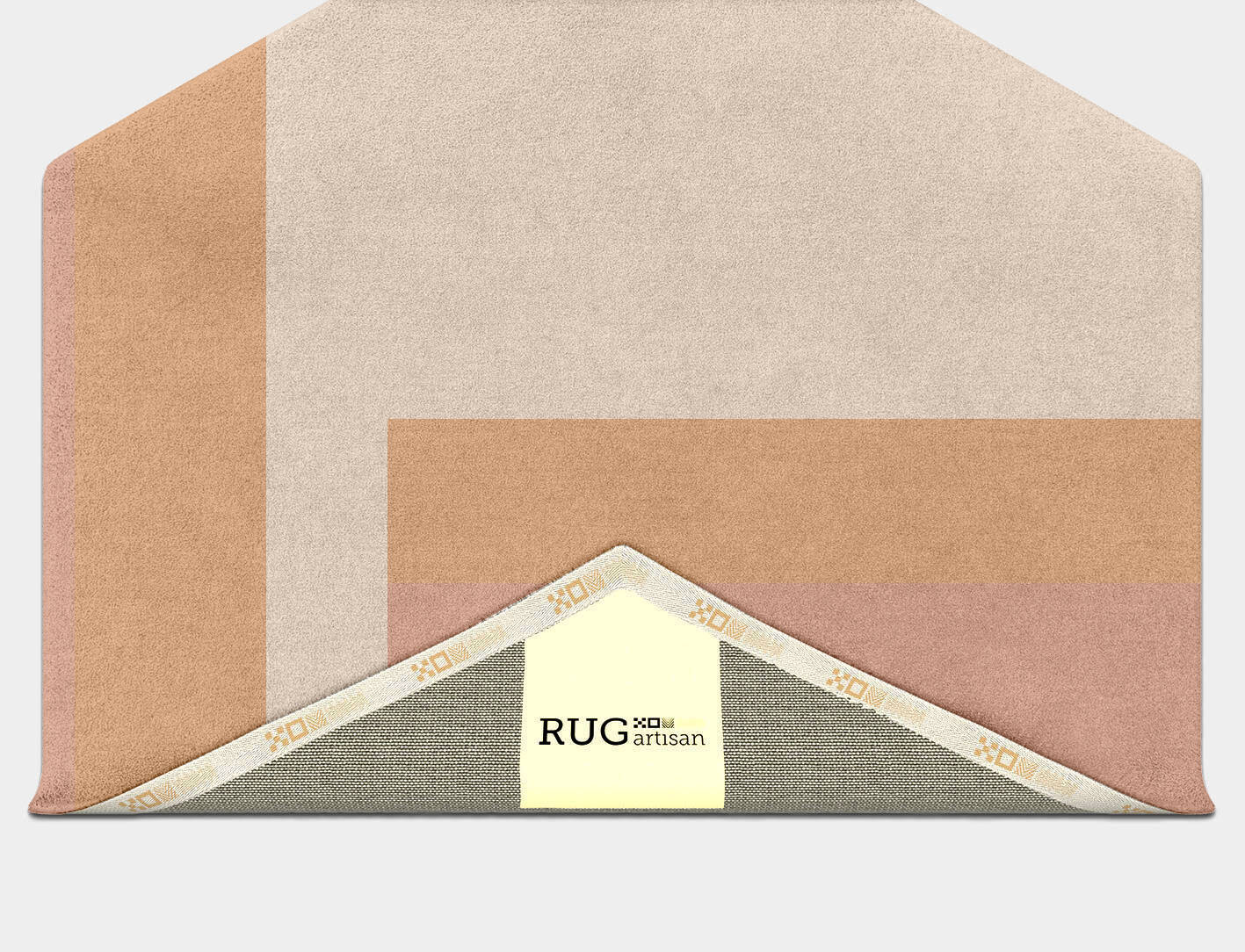 Kilig  Hexagon Hand Tufted Pure Wool Custom Rug by Rug Artisan