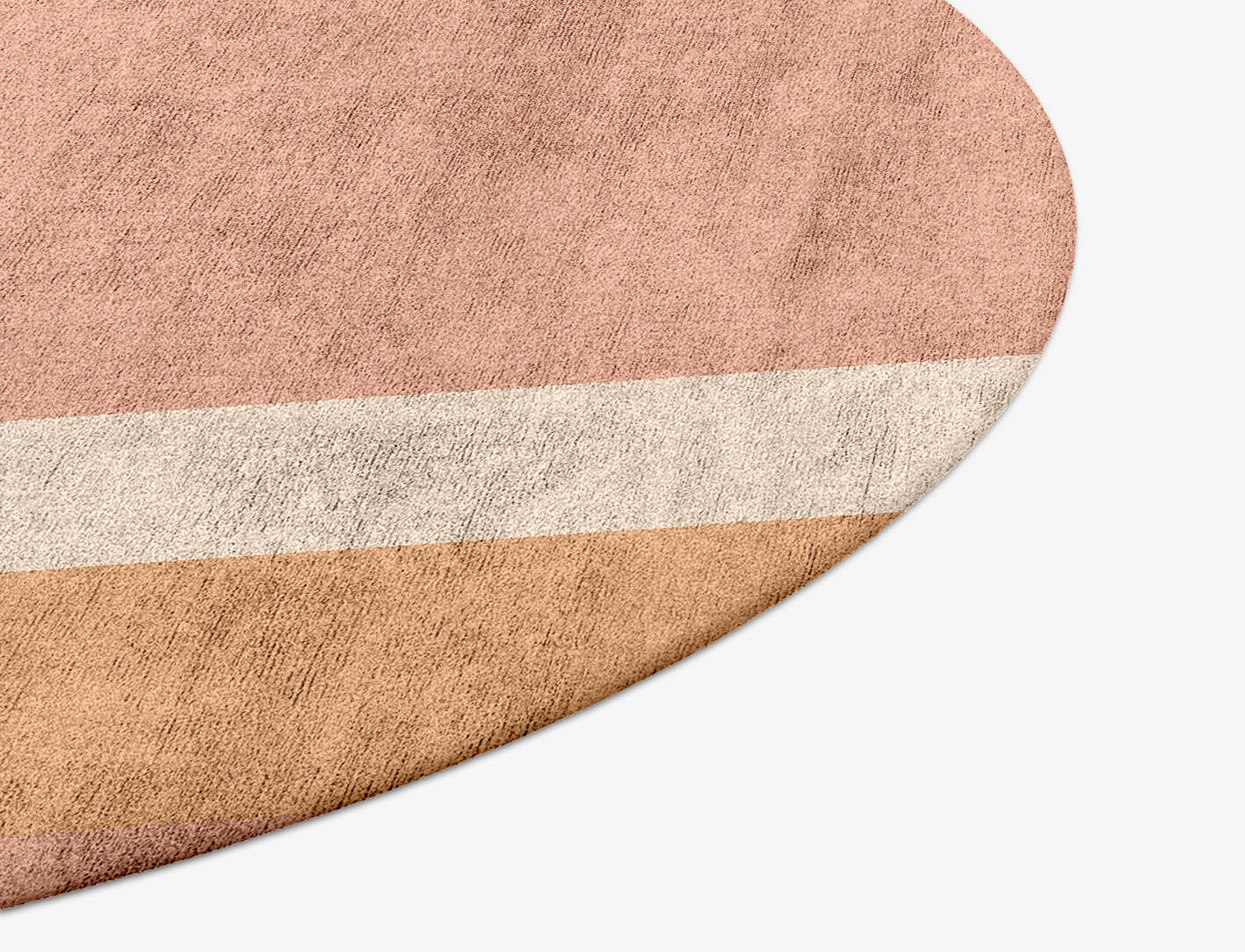 Kilig  Round Hand Tufted Bamboo Silk Custom Rug by Rug Artisan