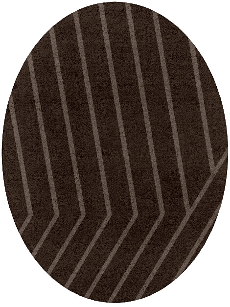 Kin Minimalist Oval Hand Tufted Pure Wool Custom Rug by Rug Artisan