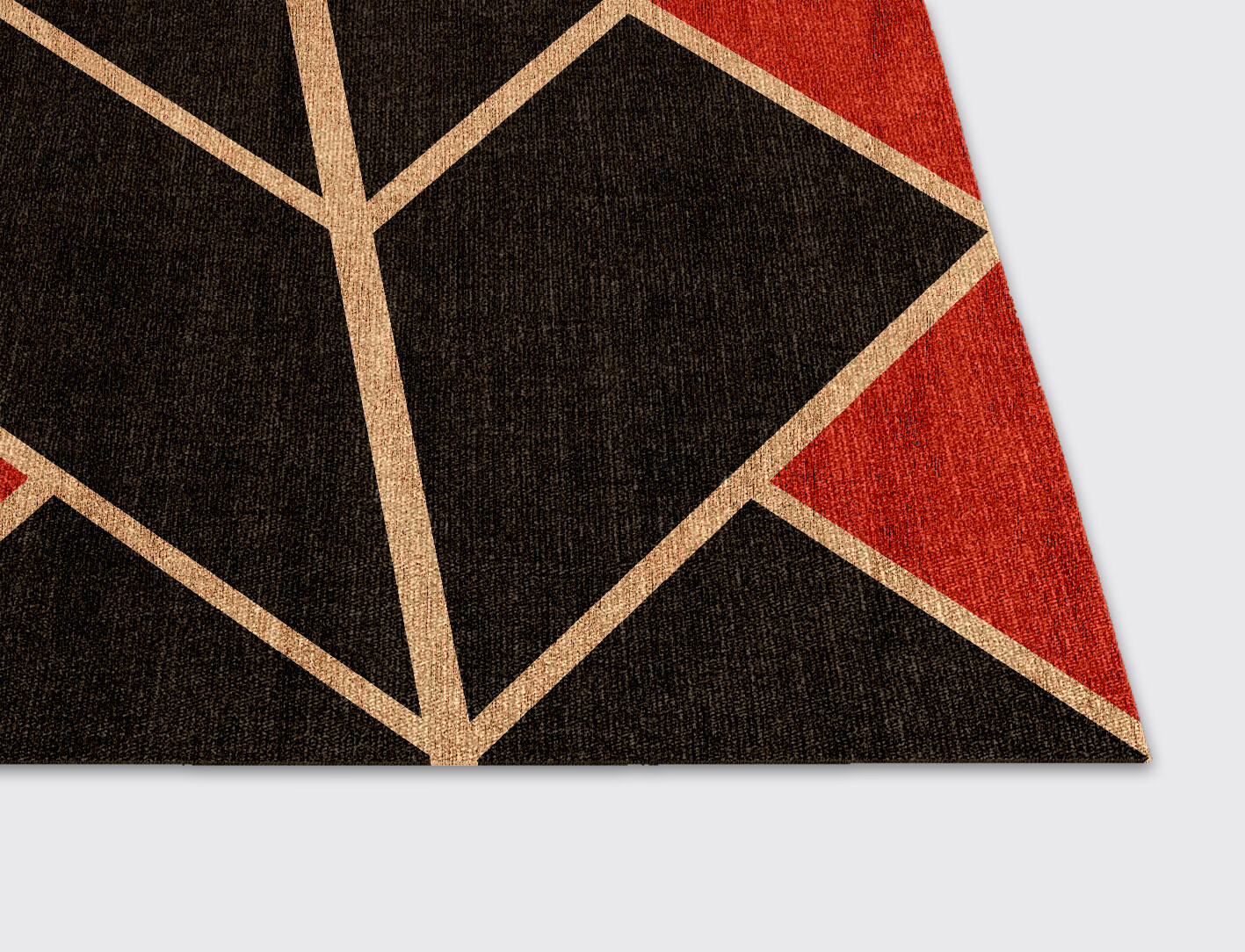 Kites Geometric Rectangle Flatweave Bamboo Silk Custom Rug by Rug Artisan