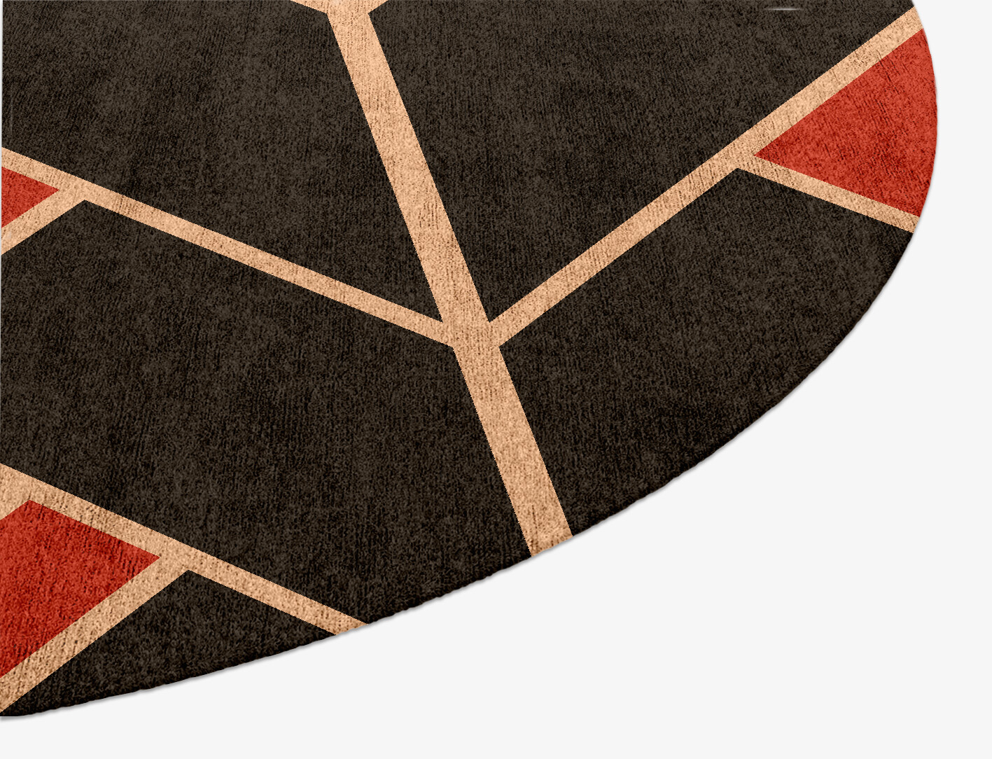 Kites Geometric Oval Hand Knotted Bamboo Silk Custom Rug by Rug Artisan