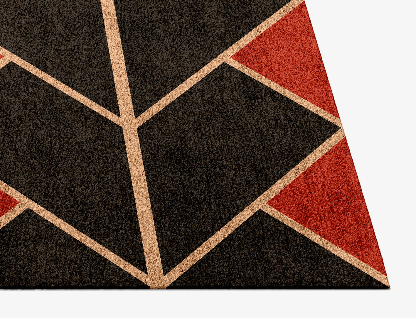 Kites Geometric Rectangle Hand Knotted Bamboo Silk Custom Rug by Rug Artisan