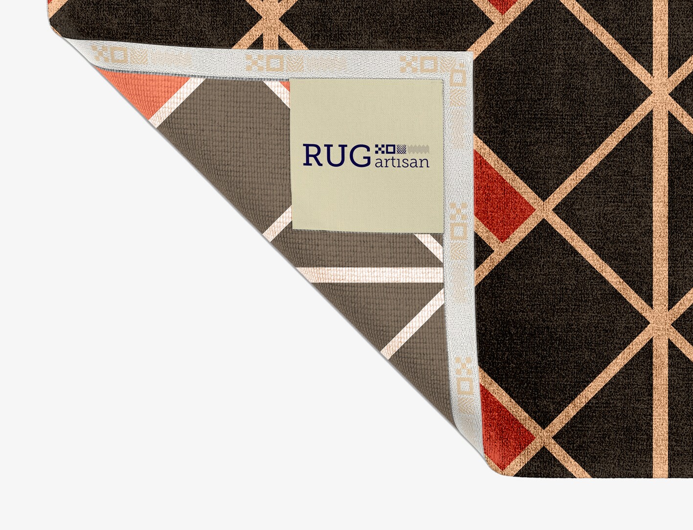 Kites Geometric Rectangle Hand Knotted Bamboo Silk Custom Rug by Rug Artisan