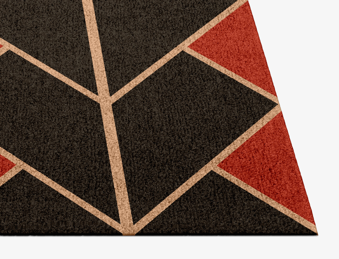 Kites Geometric Rectangle Hand Knotted Tibetan Wool Custom Rug by Rug Artisan