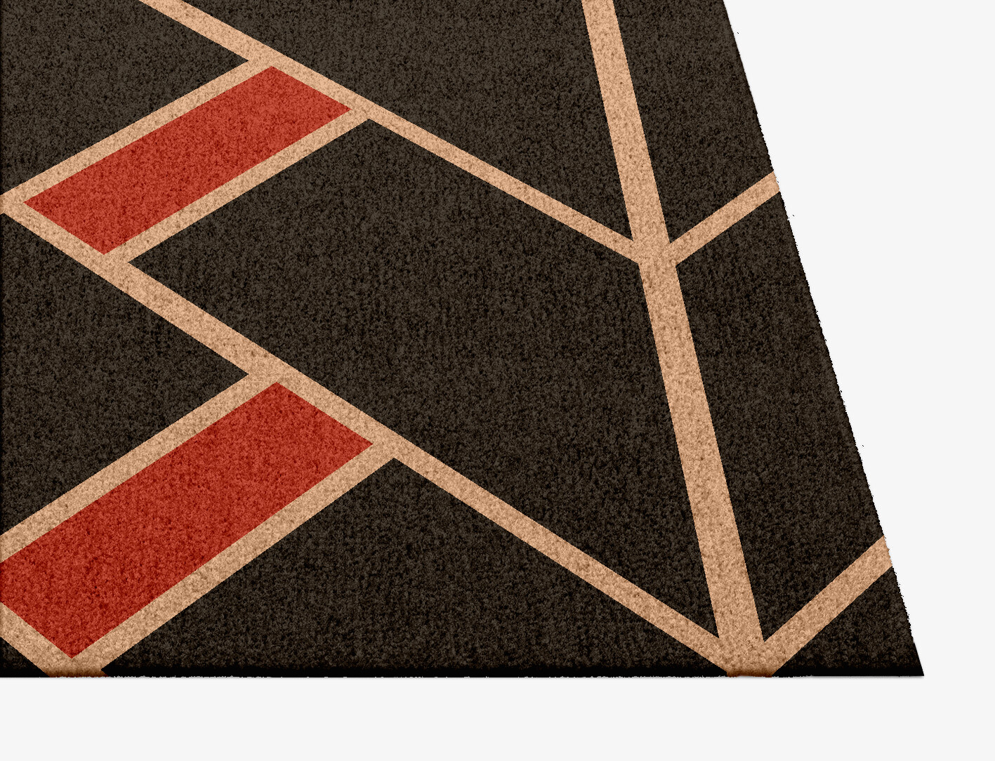 Kites Geometric Square Hand Knotted Tibetan Wool Custom Rug by Rug Artisan