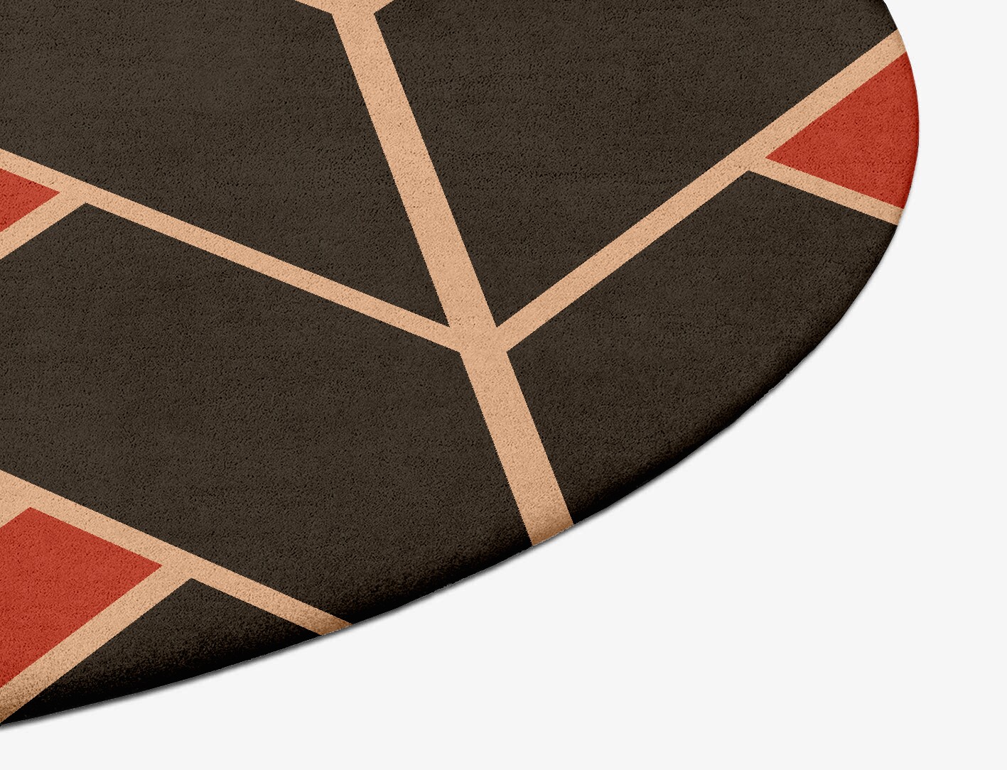 Kites Geometric Oval Hand Tufted Pure Wool Custom Rug by Rug Artisan