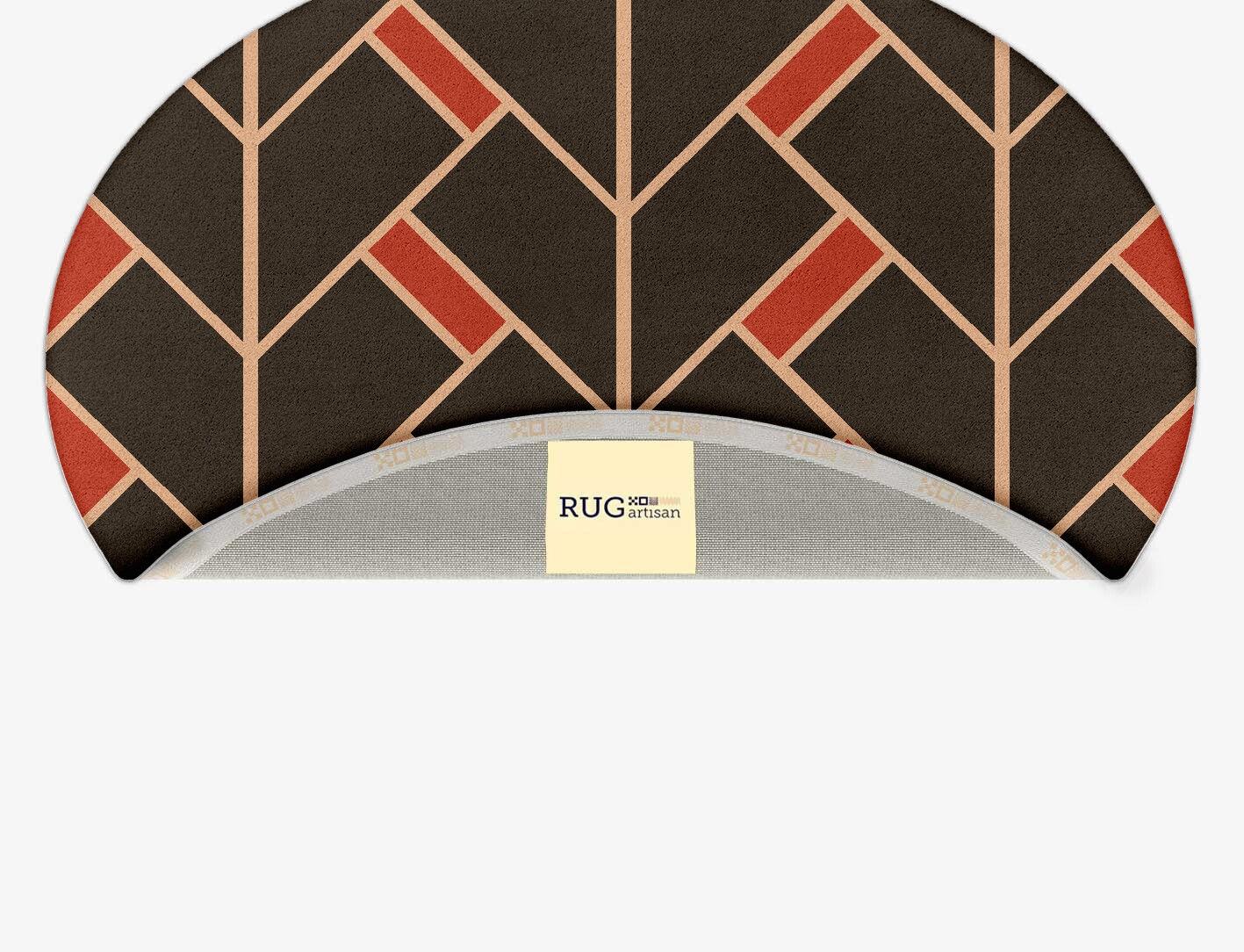 Kites Geometric Oval Hand Tufted Pure Wool Custom Rug by Rug Artisan