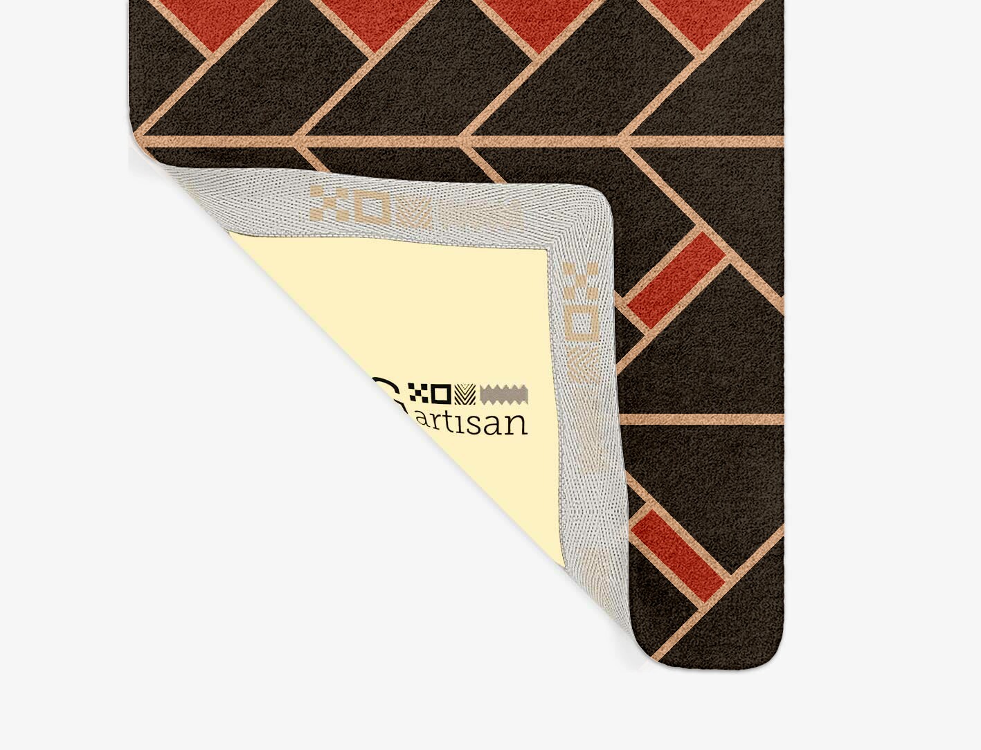 Kites Geometric Runner Hand Tufted Pure Wool Custom Rug by Rug Artisan