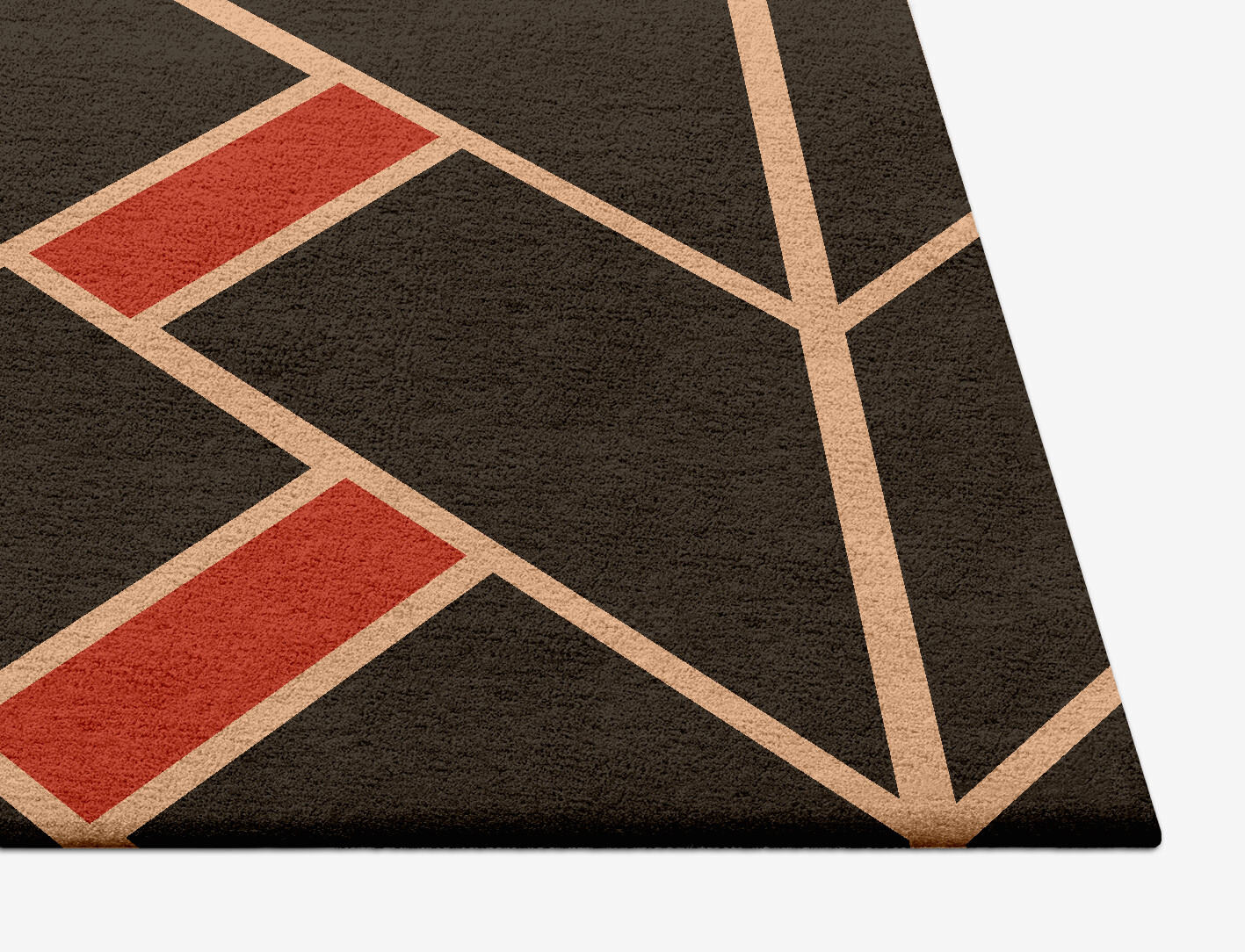 Kites Geometric Square Hand Tufted Pure Wool Custom Rug by Rug Artisan