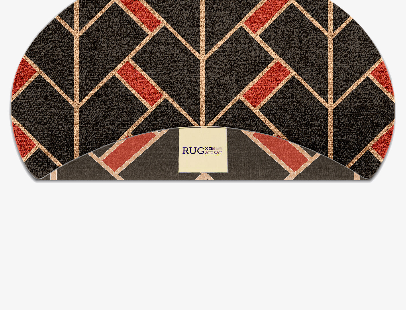 Kites Geometric Oval Outdoor Recycled Yarn Custom Rug by Rug Artisan