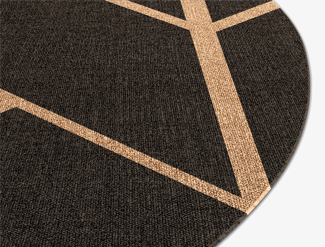 Kites Geometric Round Outdoor Recycled Yarn Custom Rug by Rug Artisan