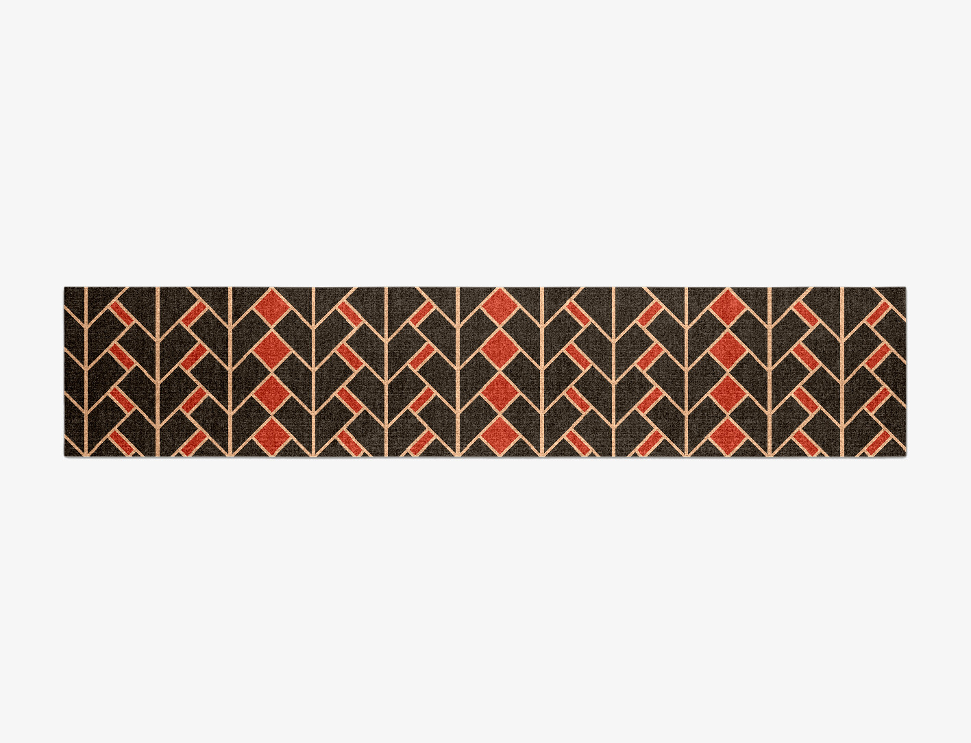 Kites Geometric Runner Outdoor Recycled Yarn Custom Rug by Rug Artisan