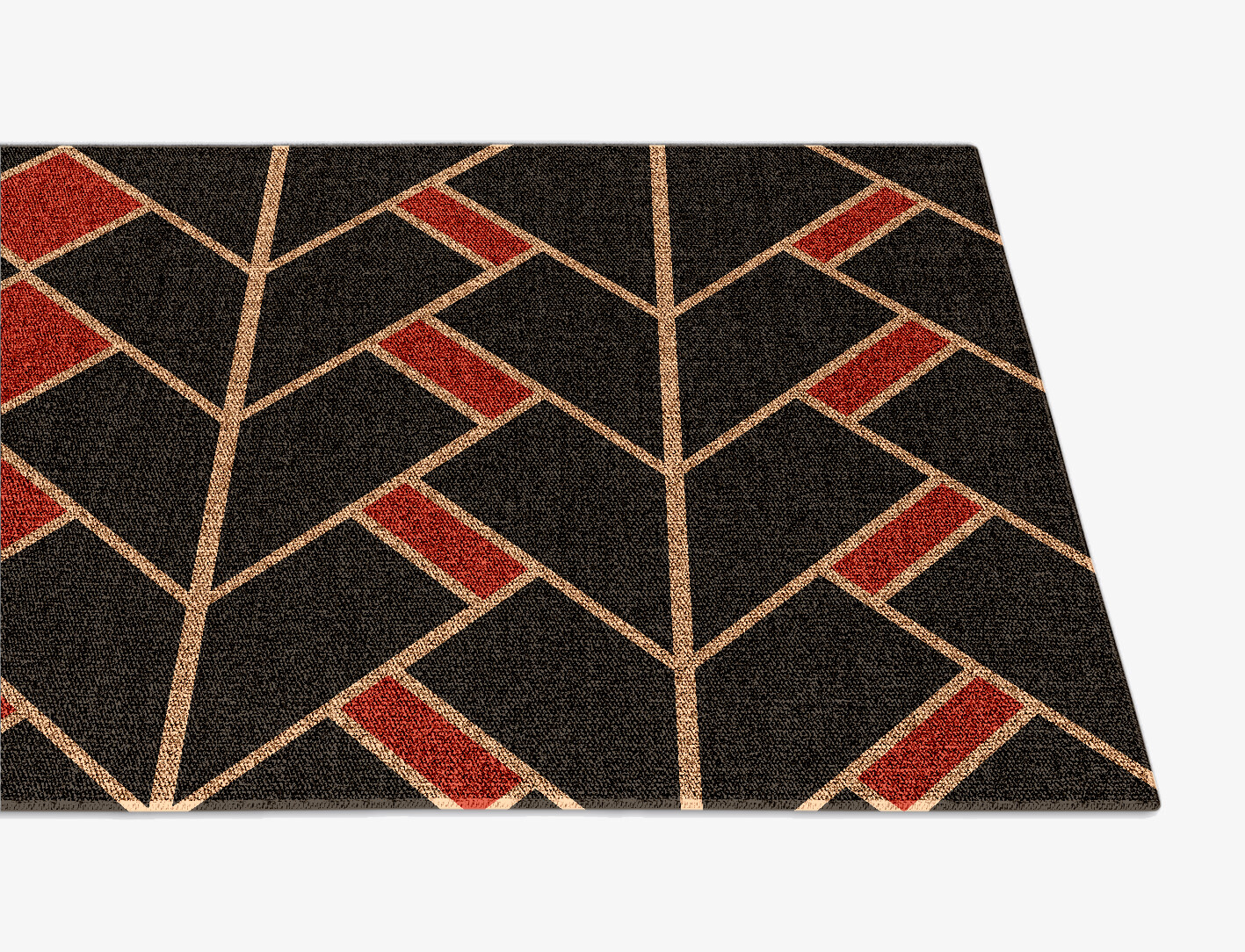 Kites Geometric Runner Outdoor Recycled Yarn Custom Rug by Rug Artisan