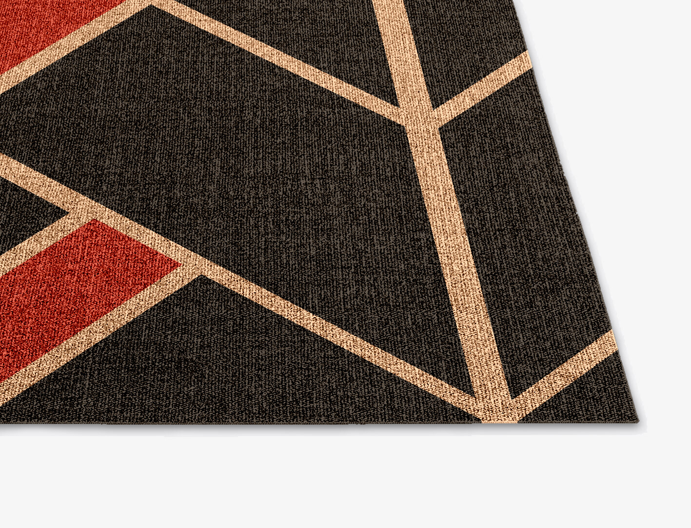 Kites Geometric Square Outdoor Recycled Yarn Custom Rug by Rug Artisan