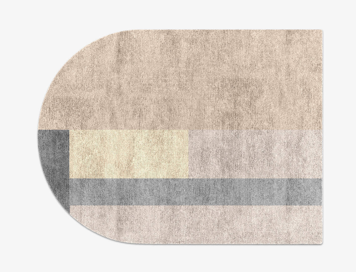 Kith  Arch Hand Knotted Bamboo Silk Custom Rug by Rug Artisan