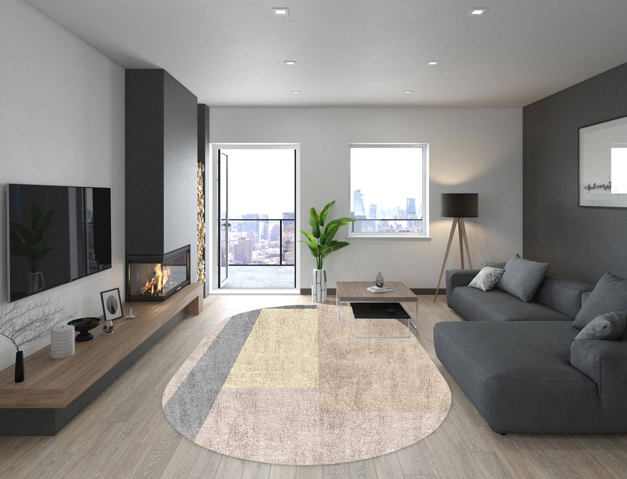 Kith  Capsule Hand Knotted Bamboo Silk Custom Rug by Rug Artisan