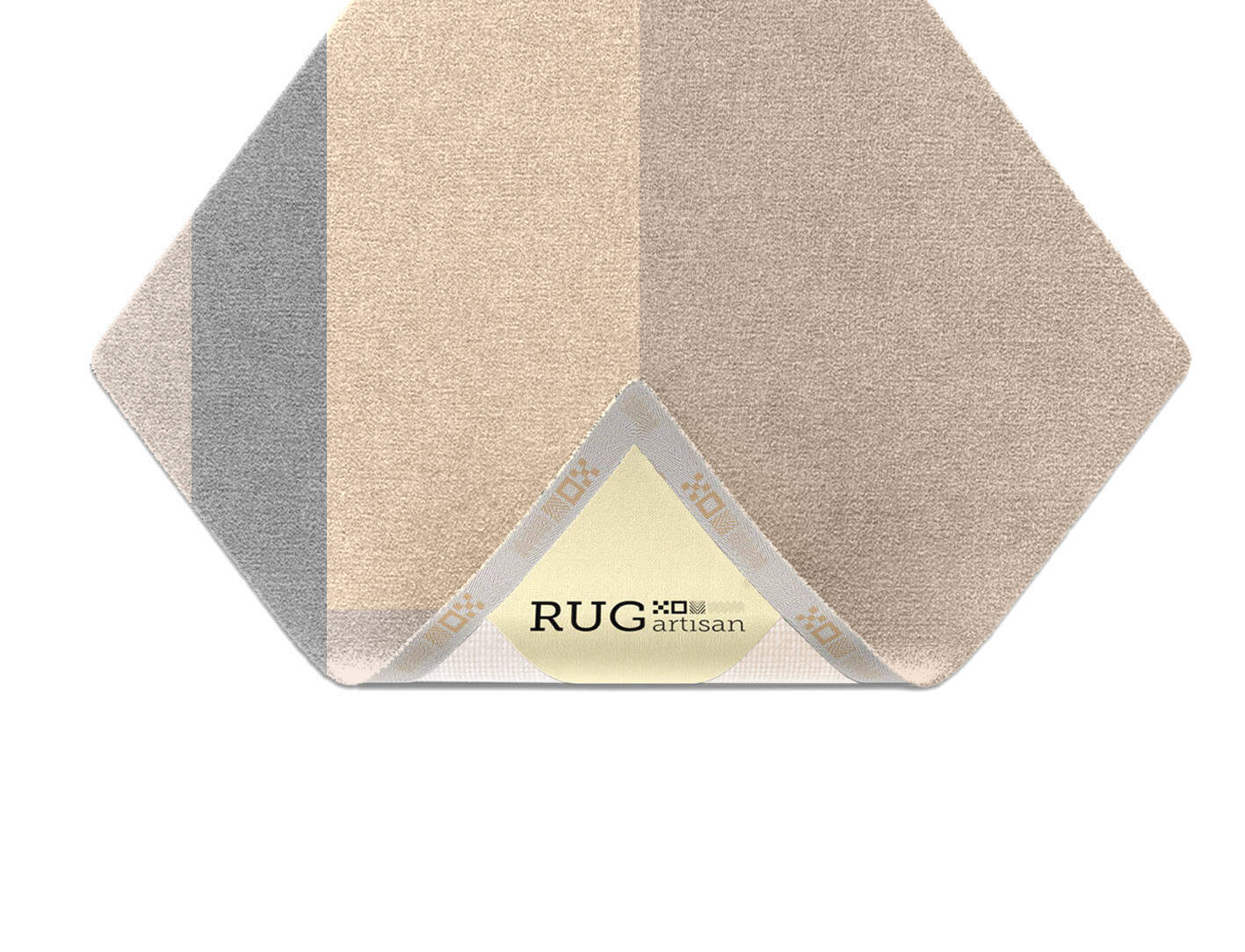 Kith  Diamond Hand Knotted Tibetan Wool Custom Rug by Rug Artisan