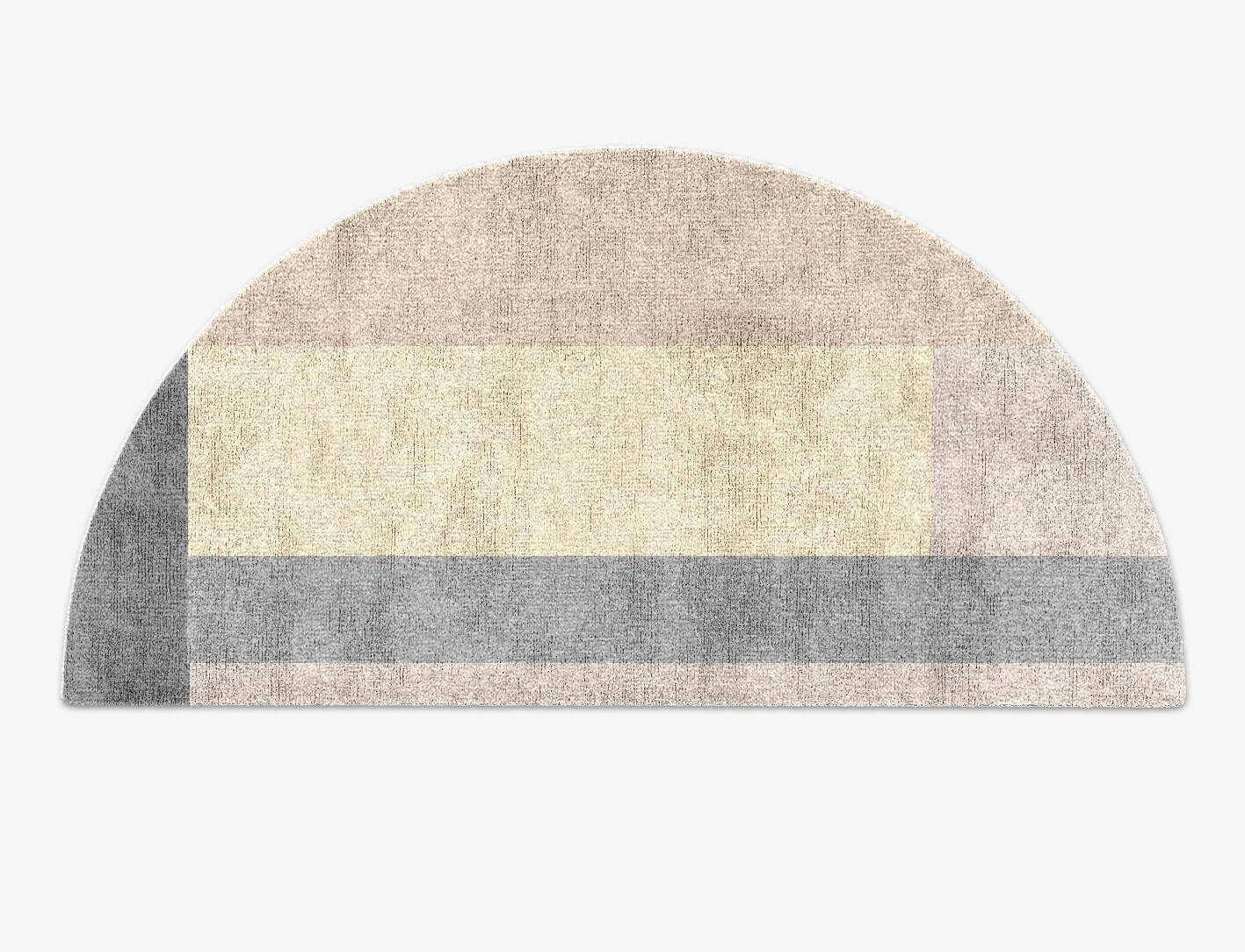 Kith  Halfmoon Hand Knotted Bamboo Silk Custom Rug by Rug Artisan