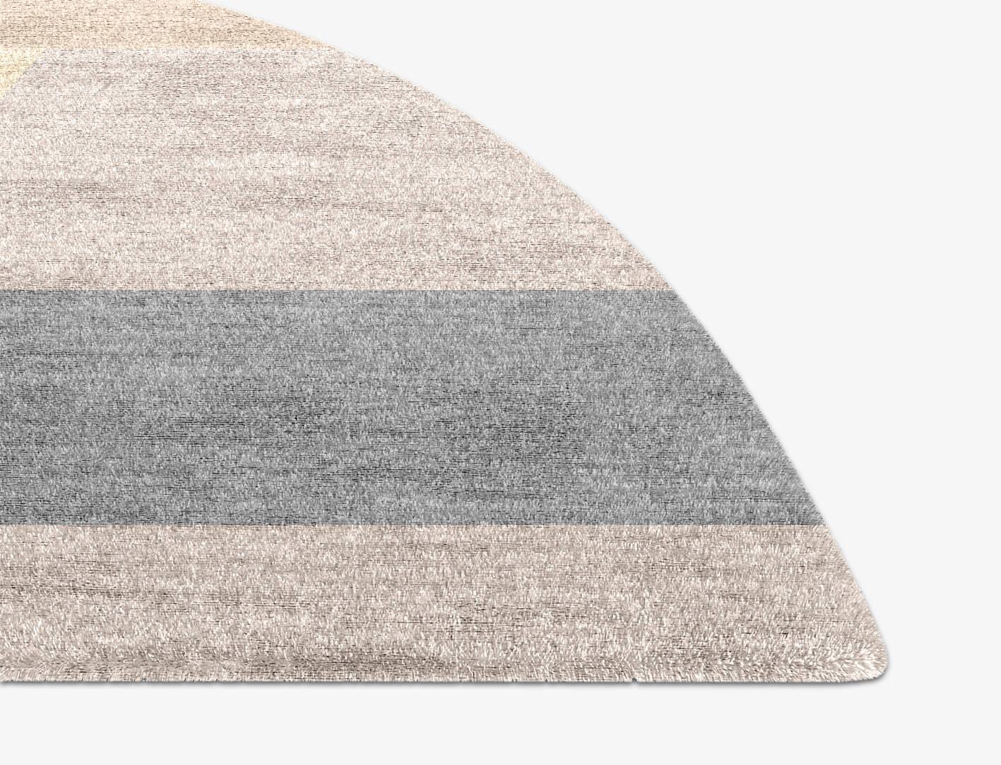 Kith  Halfmoon Hand Knotted Bamboo Silk Custom Rug by Rug Artisan