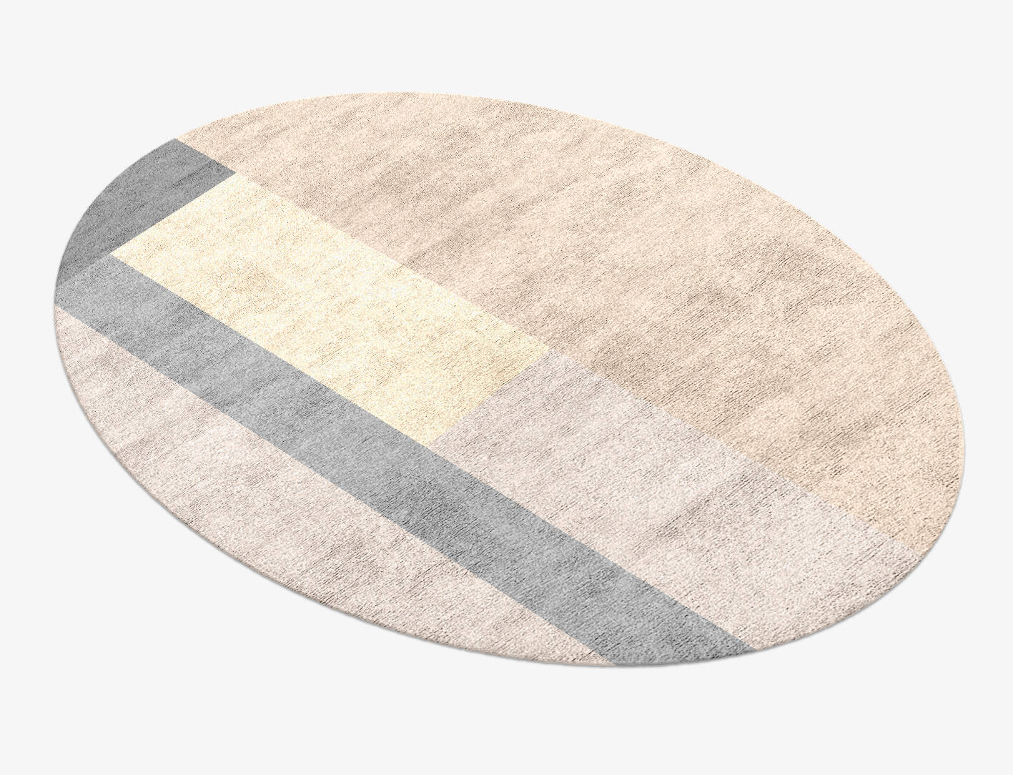 Kith  Oval Hand Knotted Bamboo Silk Custom Rug by Rug Artisan