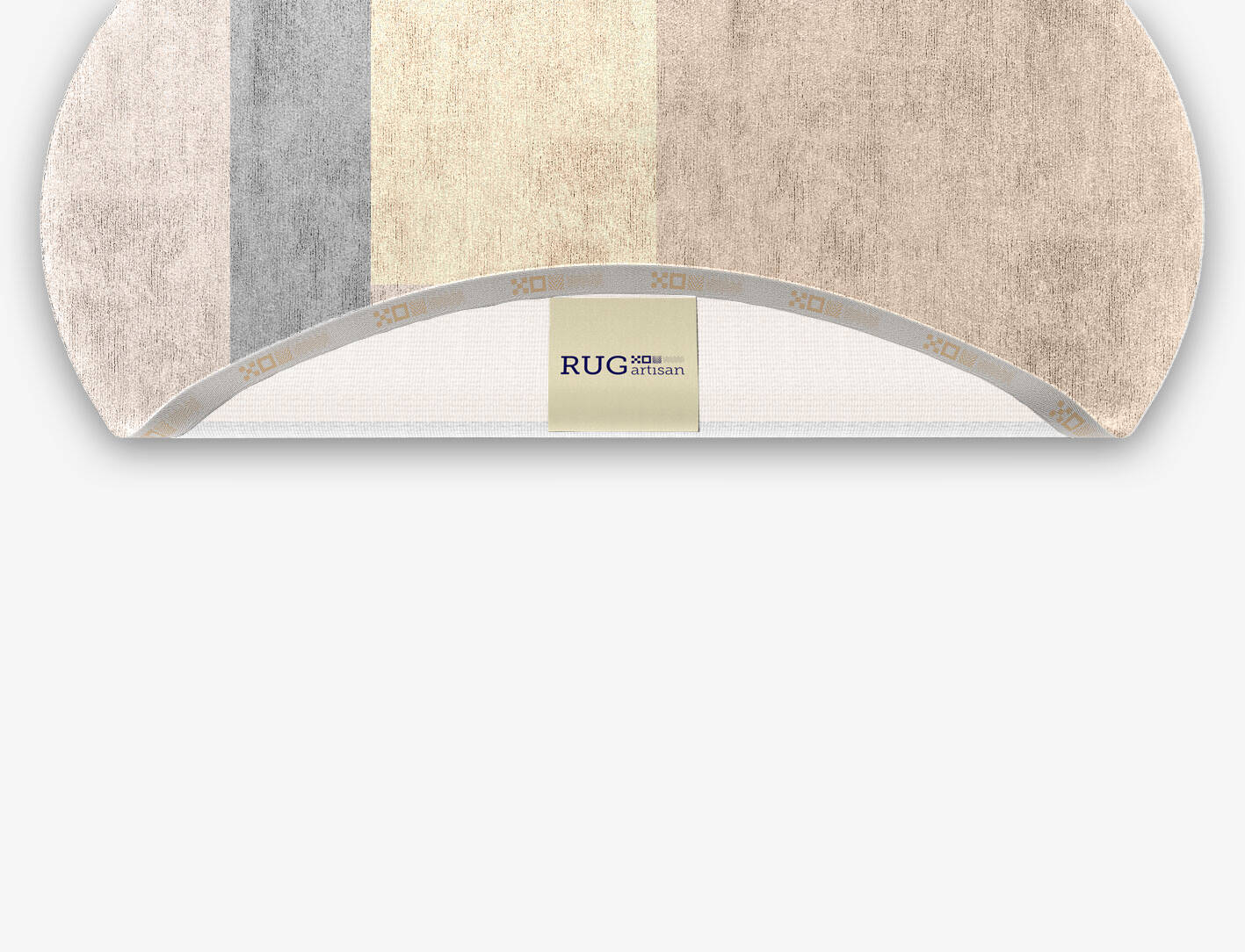 Kith  Oval Hand Knotted Bamboo Silk Custom Rug by Rug Artisan
