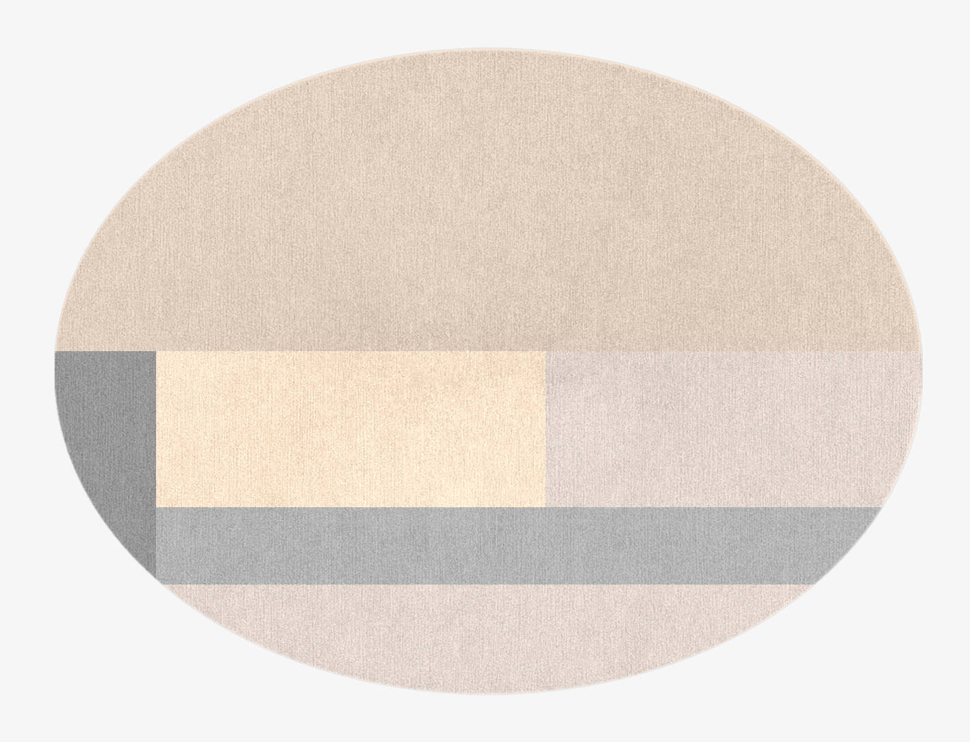 Kith  Oval Hand Knotted Tibetan Wool Custom Rug by Rug Artisan