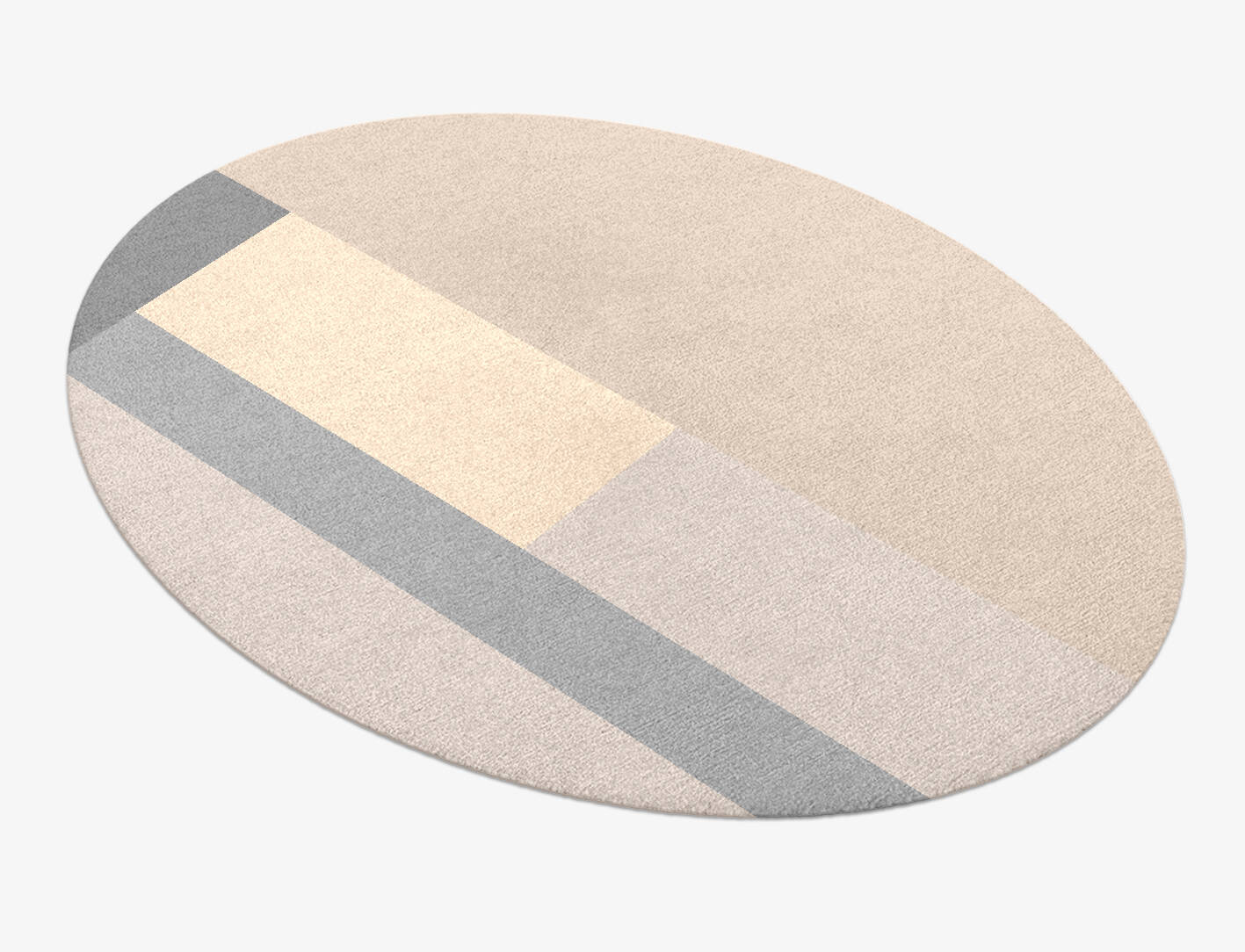Kith  Oval Hand Knotted Tibetan Wool Custom Rug by Rug Artisan