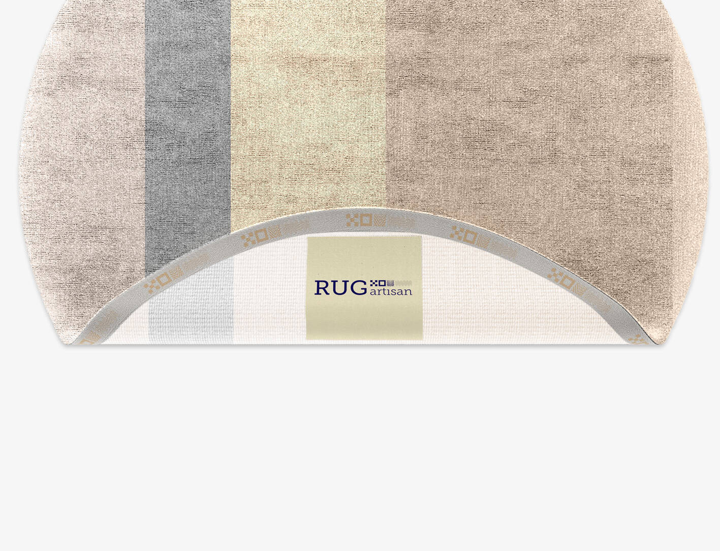 Kith  Round Hand Knotted Bamboo Silk Custom Rug by Rug Artisan