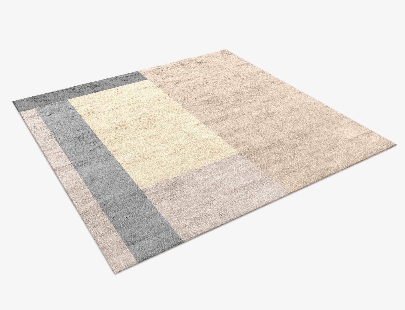 Kith  Square Hand Knotted Bamboo Silk Custom Rug by Rug Artisan