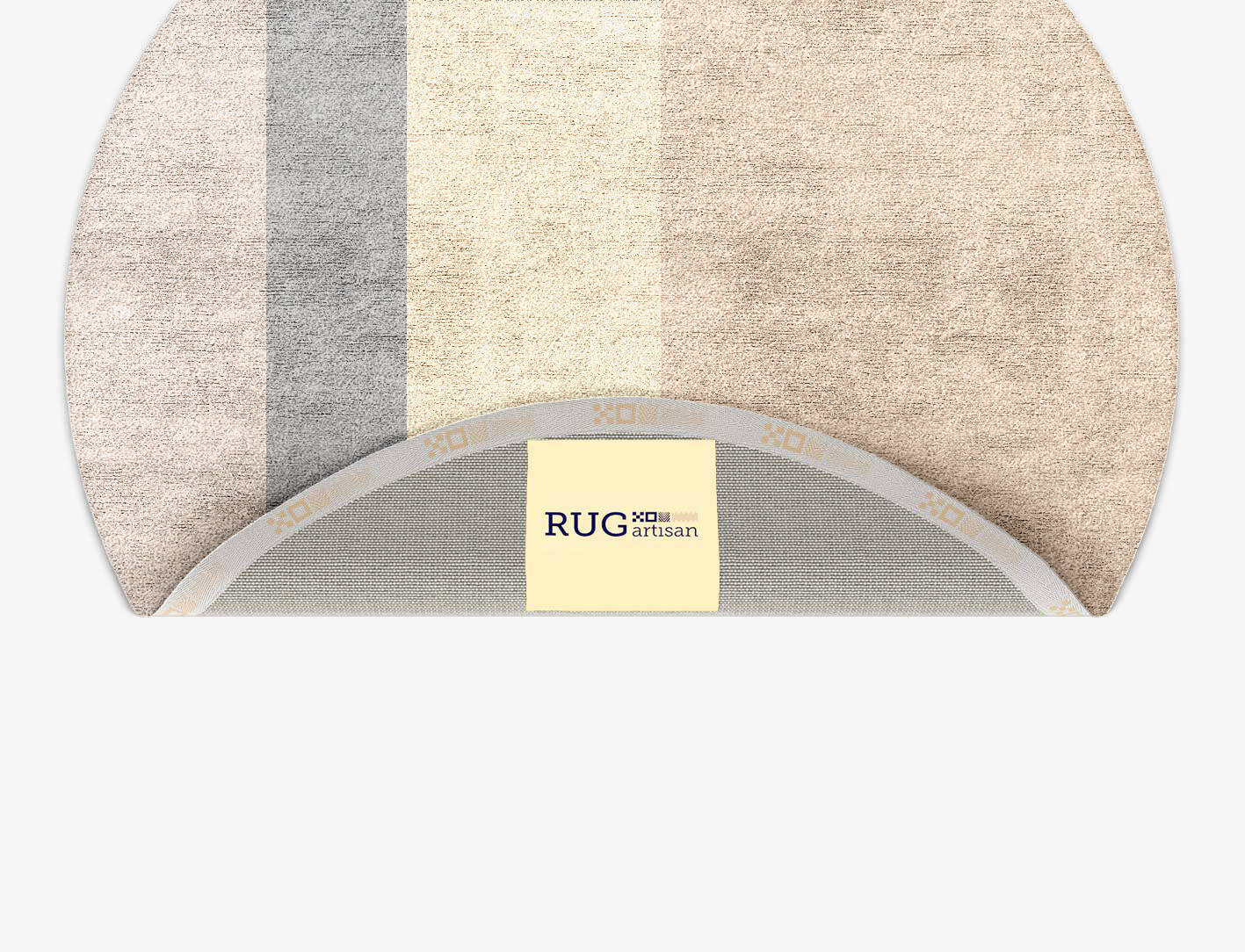 Kith  Round Hand Tufted Bamboo Silk Custom Rug by Rug Artisan