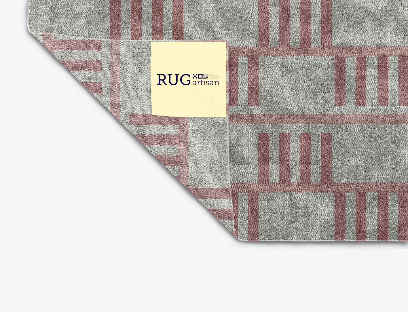 Klaue Geometric Rectangle Flatweave New Zealand Wool Custom Rug by Rug Artisan