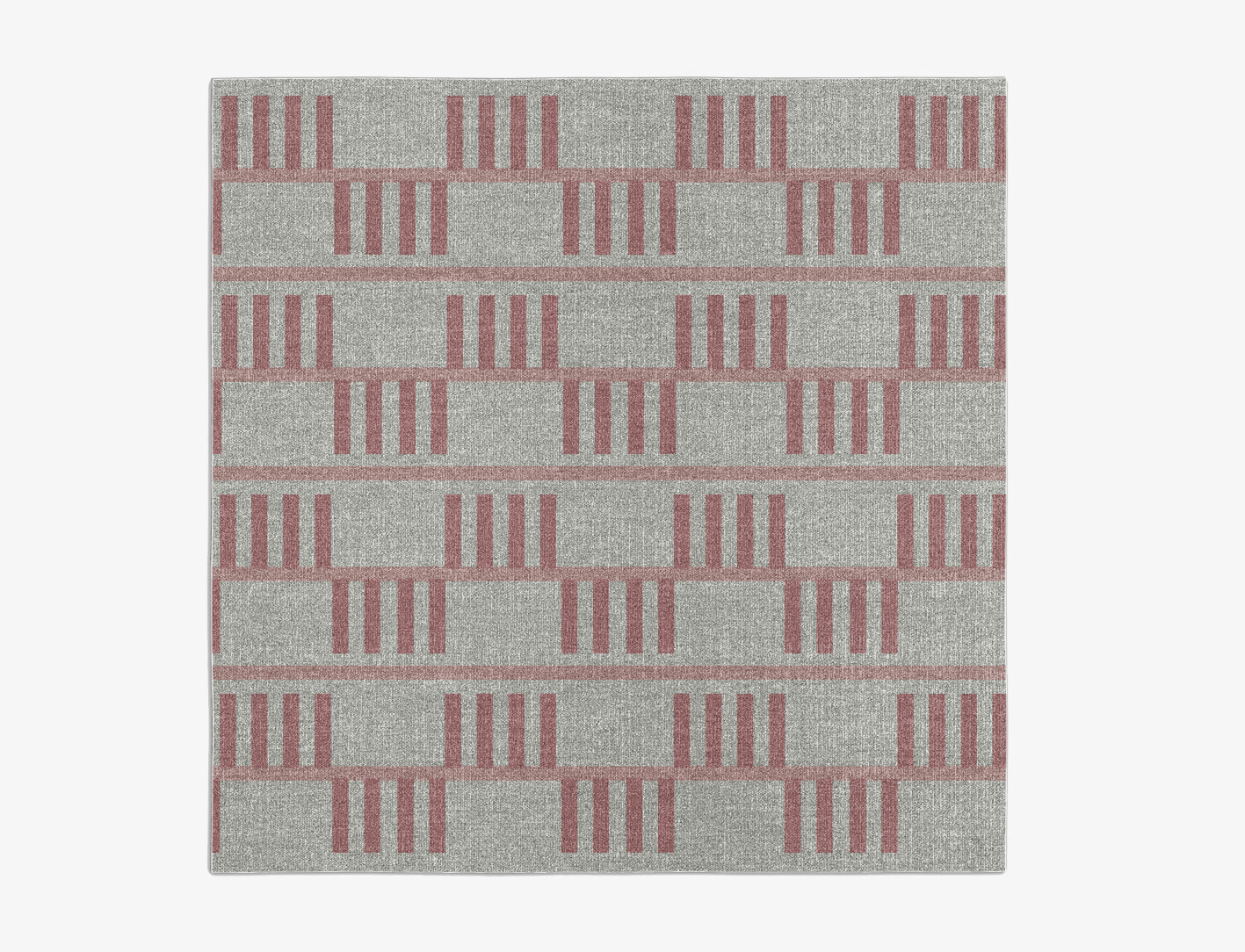Klaue Geometric Square Flatweave New Zealand Wool Custom Rug by Rug Artisan