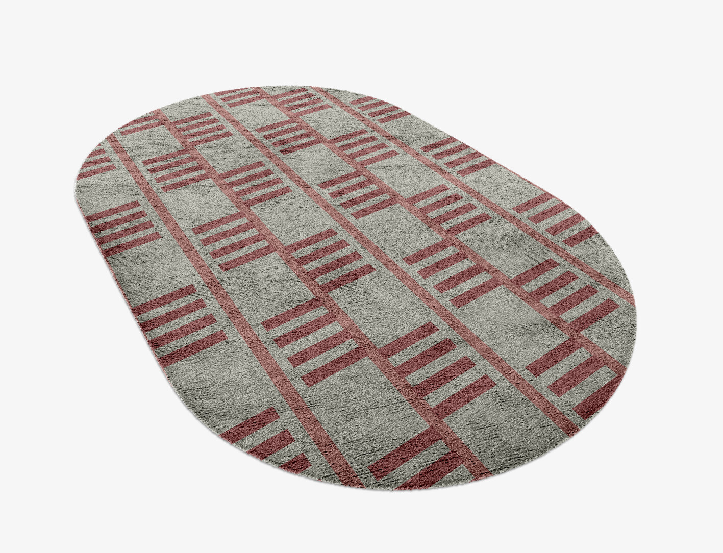 Klaue Geometric Capsule Hand Knotted Bamboo Silk Custom Rug by Rug Artisan