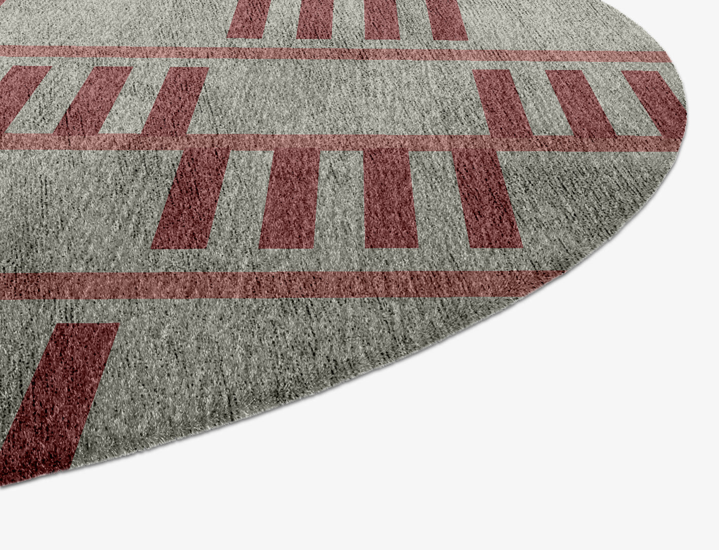 Klaue Geometric Capsule Hand Knotted Bamboo Silk Custom Rug by Rug Artisan