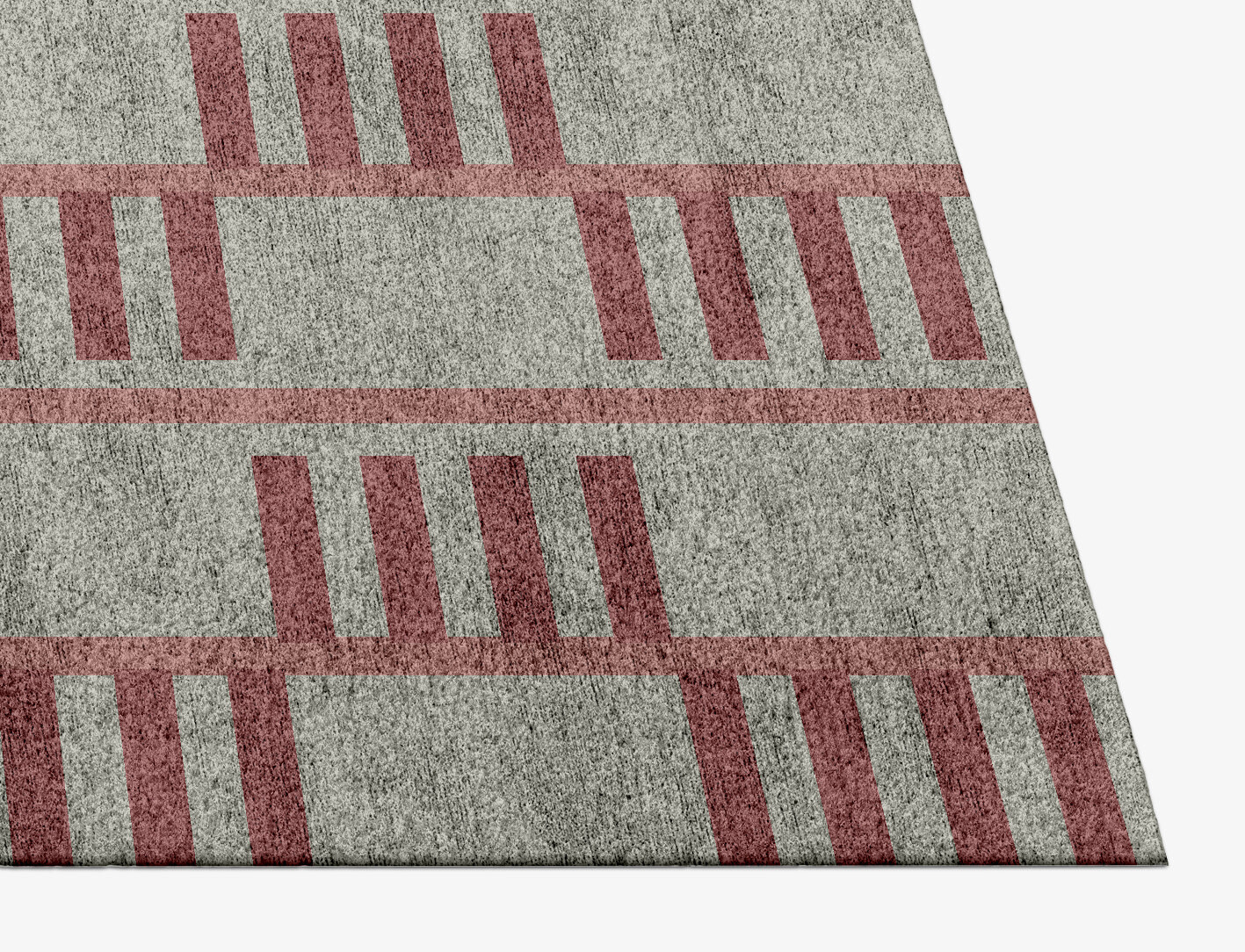 Klaue Geometric Rectangle Hand Knotted Bamboo Silk Custom Rug by Rug Artisan