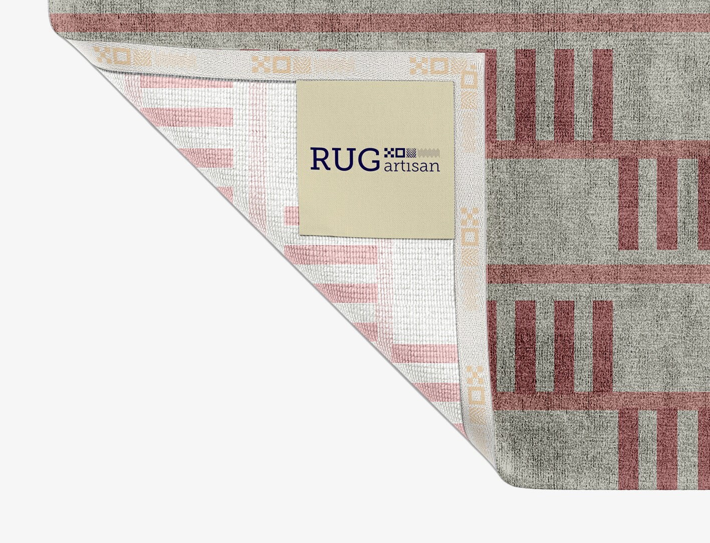 Klaue Geometric Rectangle Hand Knotted Bamboo Silk Custom Rug by Rug Artisan