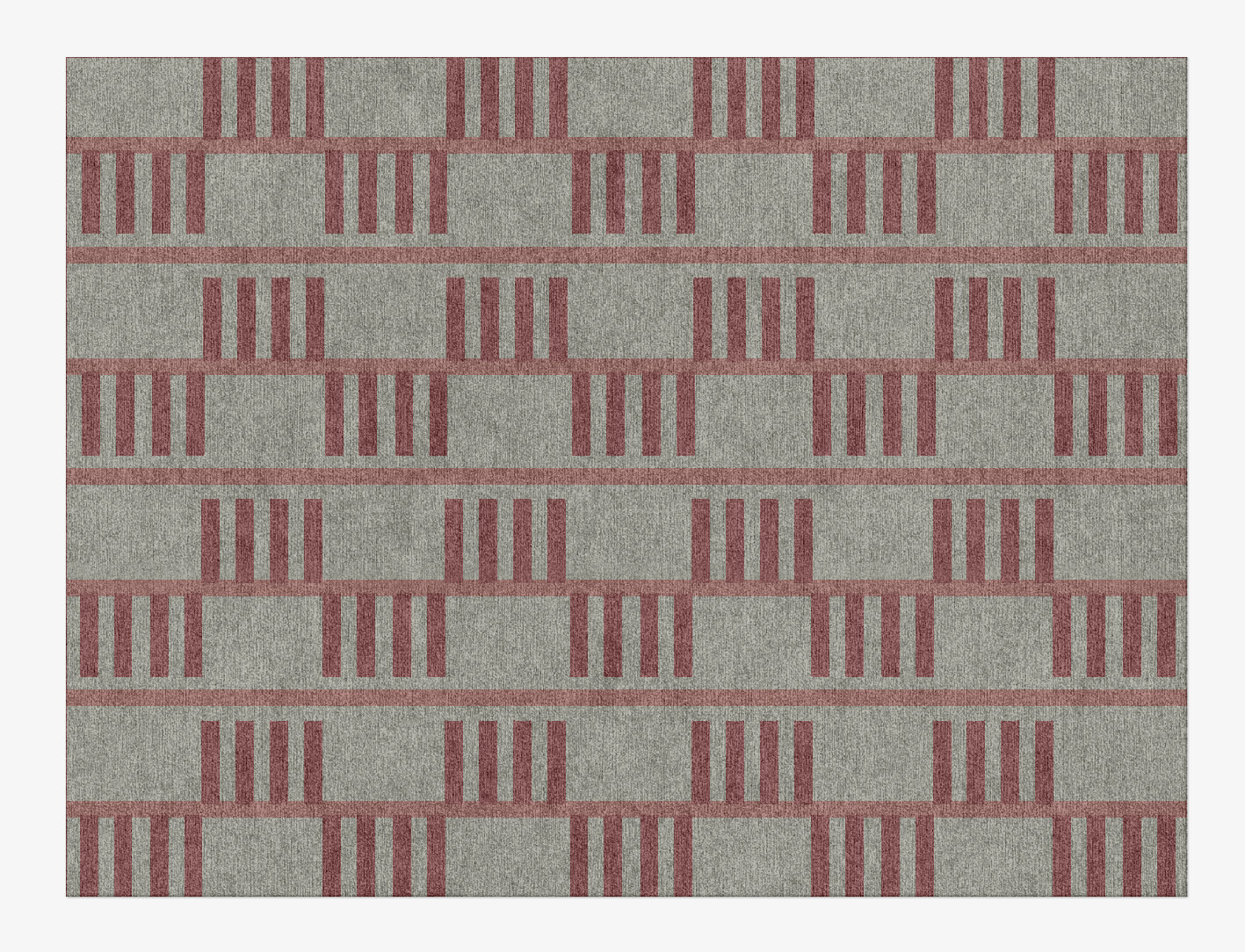 Klaue Geometric Rectangle Hand Knotted Tibetan Wool Custom Rug by Rug Artisan