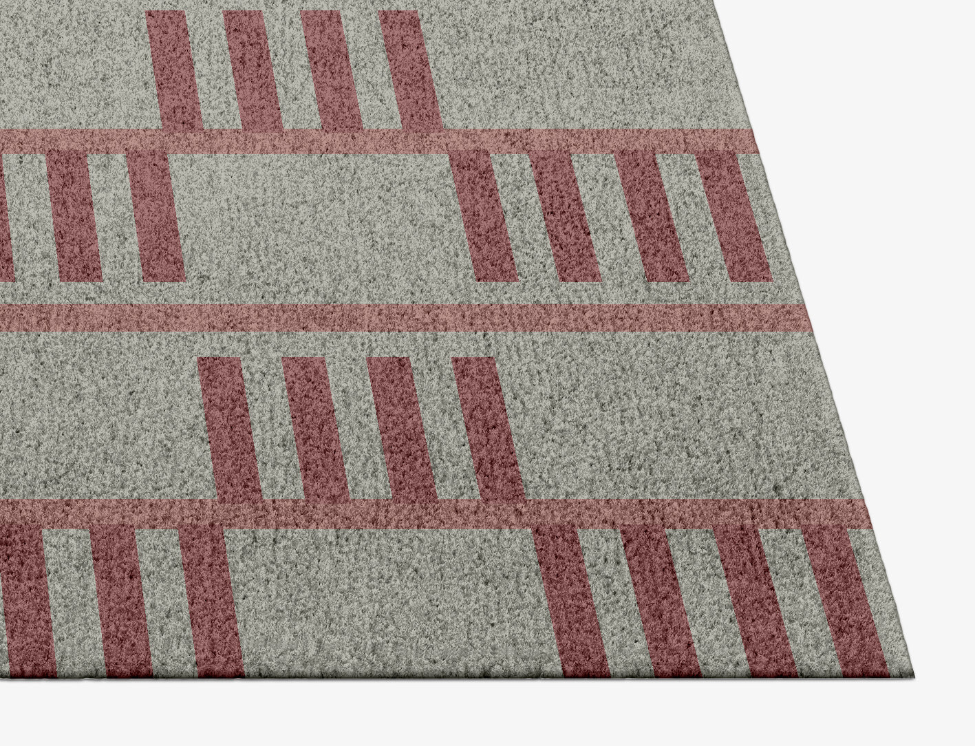 Klaue Geometric Rectangle Hand Knotted Tibetan Wool Custom Rug by Rug Artisan