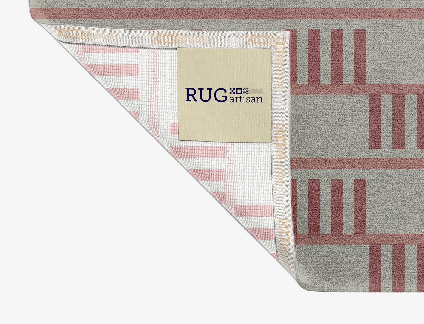 Klaue Geometric Rectangle Hand Knotted Tibetan Wool Custom Rug by Rug Artisan