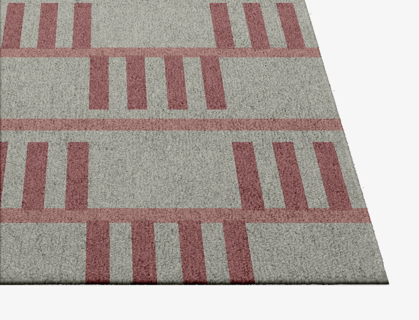 Klaue Geometric Square Hand Knotted Tibetan Wool Custom Rug by Rug Artisan