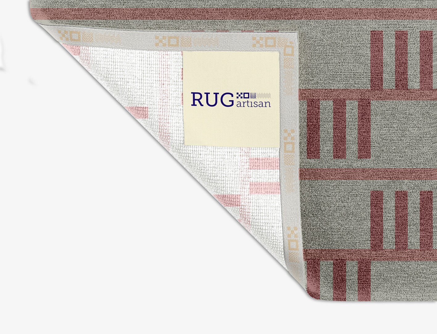 Klaue Geometric Square Hand Knotted Tibetan Wool Custom Rug by Rug Artisan