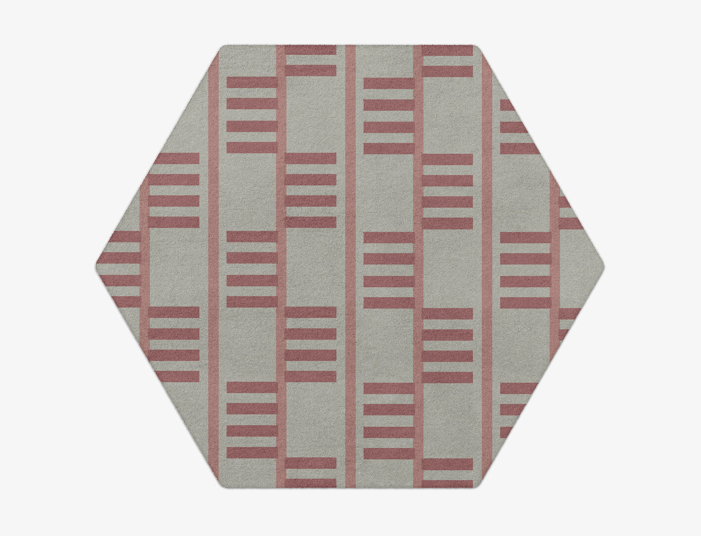 Klaue Geometric Hexagon Hand Tufted Pure Wool Custom Rug by Rug Artisan