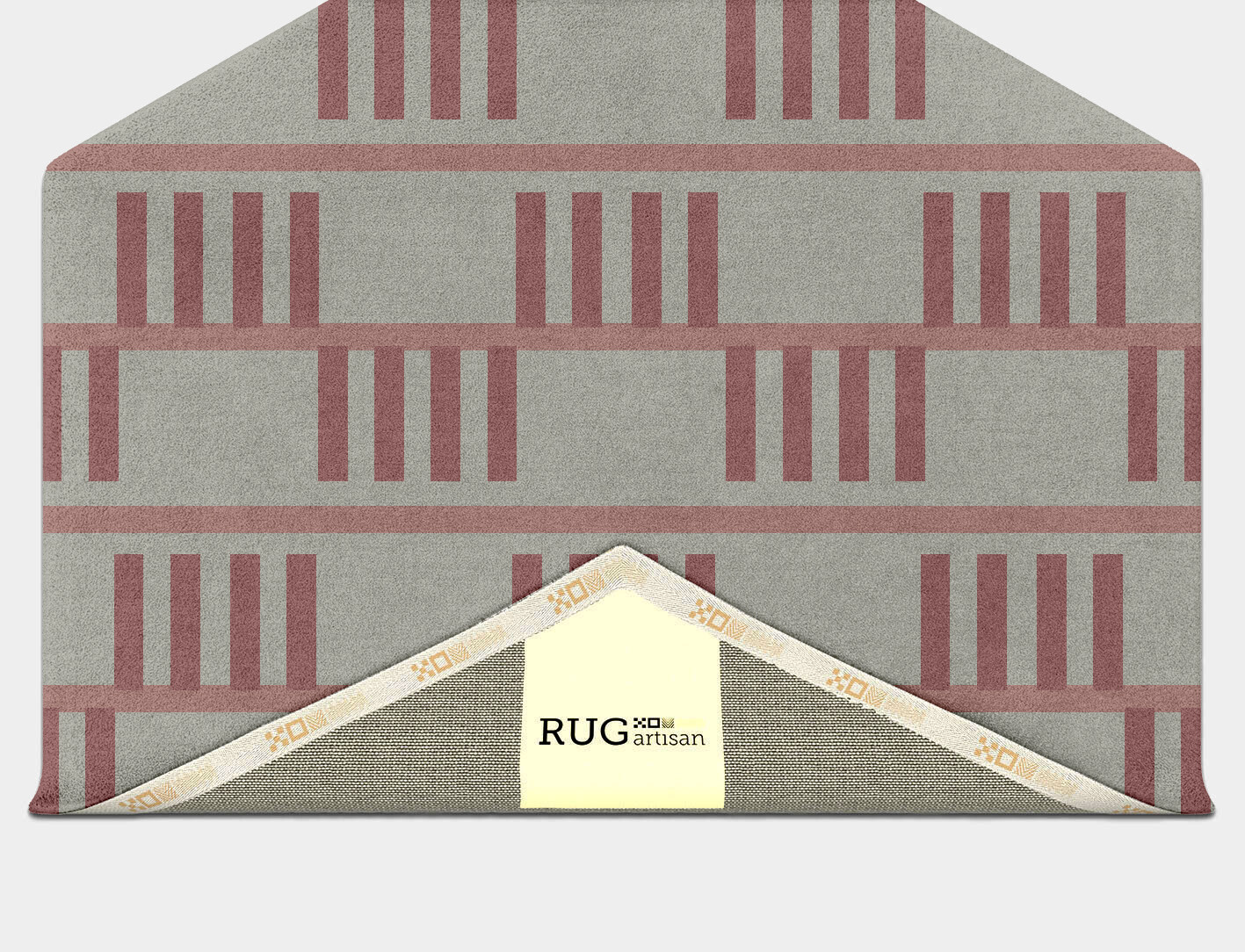 Klaue Geometric Hexagon Hand Tufted Pure Wool Custom Rug by Rug Artisan