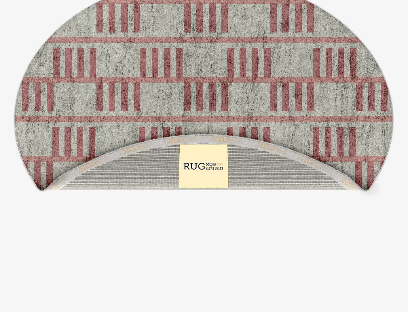 Klaue Geometric Oval Hand Tufted Bamboo Silk Custom Rug by Rug Artisan